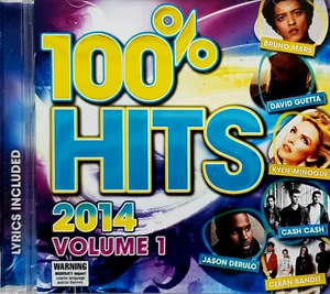 100% Hits 2014 Volume 1 CD David Guetta, Bruno Mars, Kylie, Jason Derulo - Picture 1 of 2