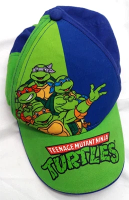 Gorra TMNT Juvenil Ajustable por Nickelodeon Azul/Verde Teenage Mutant Ninja Turtles Foto 1 de 2