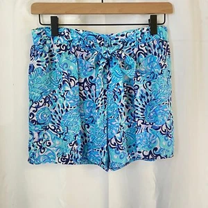 Lilly Pulitzer Women's Shorts Flowy 4.5 Inseam Blue Size 2 - Picture 1 of 3