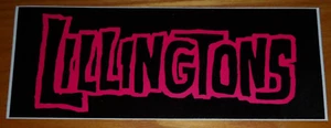 Lillingtons 8.25x3.25 Inch Black Bumper Sticker - Picture 1 of 1