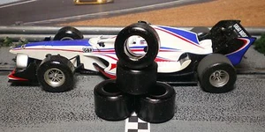 "XPG" URETHANE SLOT CAR TIRES 2pr PGT-22144 fits Scalextric A1-GP and Indy - Picture 1 of 1