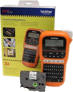 Brother PT-E110 Label Maker, P-Touch Electrician Label Printer, Handheld - Picture 1 of 7