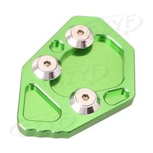 Side Stand Kickstand Pad Fit BMW K1200S/R 2005-2008 K1300S/R 2009-14 Green - Picture 1 of 1