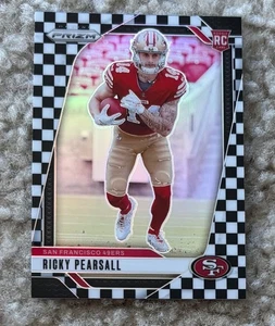 2024 Panini Prizm Ricky Pearsall Blanco y Negro Checkerboard Rc Ssp! - Imagen 1 de 2