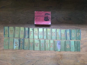 Reese's Adjustable Stencils 1" Brass Alphabet Punctuation Symbols 32 B - Picture 1 of 6