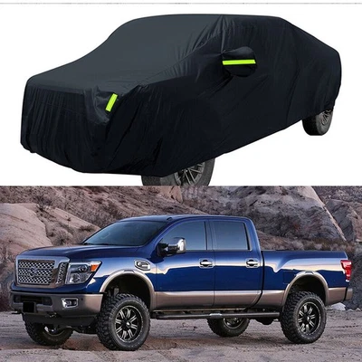 For Nissan Frontier SV Crew Cab Pickup Truck Car Cover Dust Snow UV Protector Foto 1 de 4