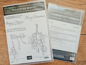 Stampin Up MISTELZAUBER Weihnachtssegen Schleife Rentner - Bild 1 von 3