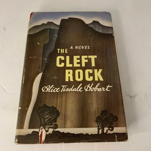 The Cleft Rock by Alice Tisdale Hobart - 1948 Book Club Edition Hardcover DJ - Foto 1 di 14