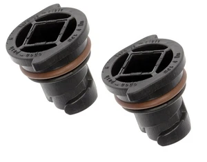 2 Pc Plastic Engine Oil Drain Plug With O-Ring Fits Buick Cadillac Chevrolet GMC - Picture 1 of 10