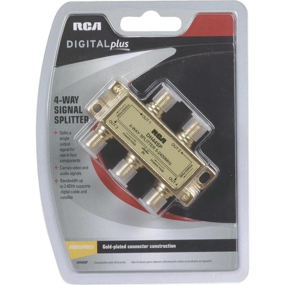 RCA 4-Way 2.4Ghz Splitter - Image 1 of 1