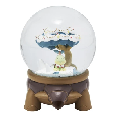 Pokemon Center Holiday Blessings christmas snow globe Turtwig Torterra figure - Image 1 of 4