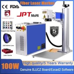 JPT MOPA M7 100W Fiber Laser Marking Machine Metal Steel Engraving Colors Marker - Picture 1 of 22