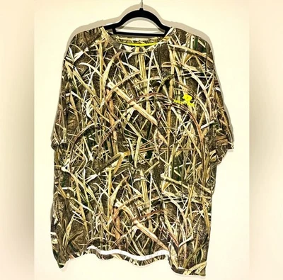 Mossy Oak Shadow Grass Blades Shirt Men 3XL Short Sleeve Camouflage Hunting (F) - Image 1 of 4