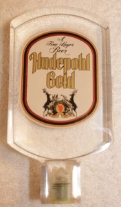 HUDEPOHL GOLD LAGER BIER ZAPFHAHN ACRYL 5 1/4" - Bild 1 von 4