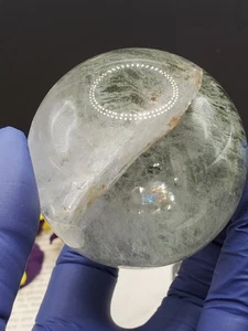 Thousand Layer Quartz Sphere Lodolite Orb Ball Crystal 262g - Picture 1 of 17