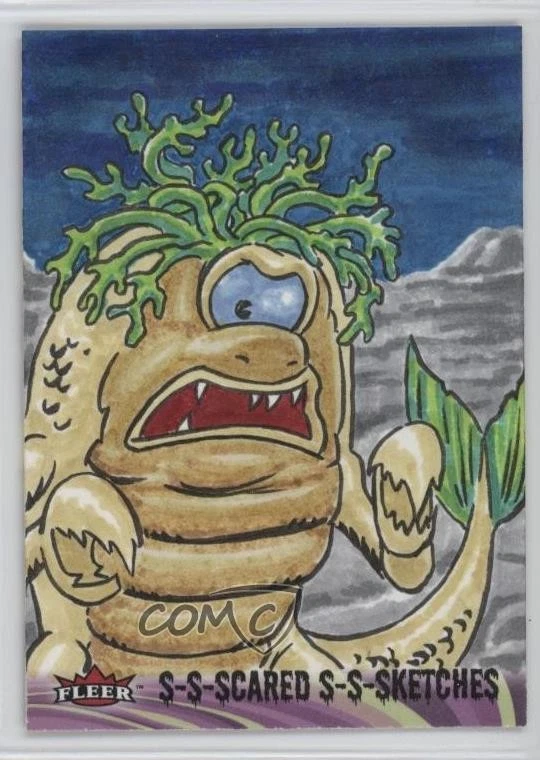 2024 Fleer Scooby Doo S-S-Scared S-S-Sketches Jim Faustino Auto Sketch - Image 1 of 3