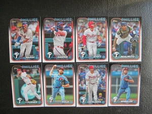 2024 Topps SET SQUADRA Philadelphia Phillies (24 carte) serie 1 e 2 - Foto 1 di 8