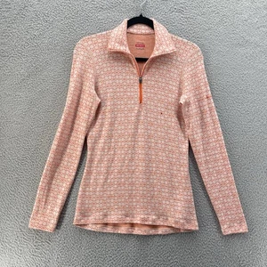 Icebreaker 250 Merino Base Layer Top Damen Small Orange Geometric Vertex Thermo - Bild 1 von 16