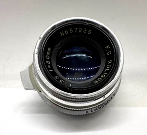 Soligor F.C. 80mm f/3.5 Lens for Soligor 66 Medium Format Camera Vintage - Picture 1 of 10