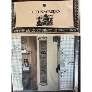 Told in a Garden Simple Gifts TG18 Cross Stitch Pattern Chart NIP - Picture 1 of 3
