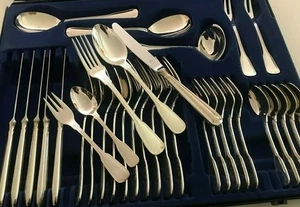 TCM TCHIBO Tafel-Besteck "AUGSBURGER FADEN" 30+5=35tlg 90 versilbert für 6 Pers. - Bild 1 von 5