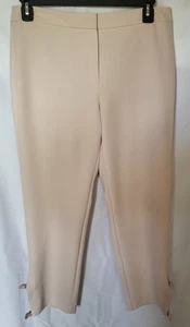 Pantalone donna Adrianna Papell rosa alla caviglia nuovo con etichetta taglia 10 - Foto 1 di 5