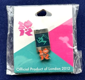 2012 LONDON OLYMPISCHE SPIELE PIN ANSTECKER/RHYTHMISCHE GYMNASTIK/CUT OUT LOGO/ENGLAND/NEU - Bild 1 von 2