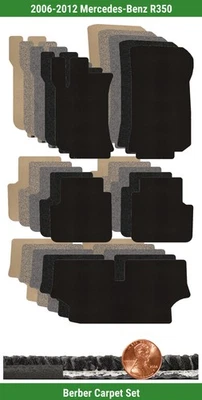 Заказной берберский комплект ковриков для 2006-2012 Mercedes-Benz R350 (5 штук) #YZ9 - Изображение 1 из 4