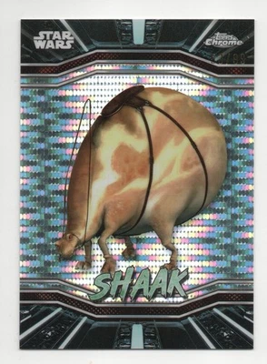 2024 Topps Star Wars Hyperspace #BF-8 Shaak Pulsar Refractor /99 - Image 1 of 2
