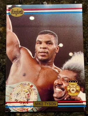 1991 Ringlords Boxing "Iron" Mike Tyson Sample PROMO Card Prototype - Image 1 of 2