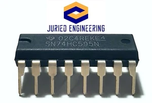 10PCS SN74HC595N 74HC595 8-Bit Shift Registers - New IC - Picture 1 of 12