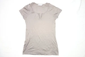 ** Schiesser Revival ** T-Shirt in taupe edel 36/38 schöne Details neuwertig - Bild 1 von 11