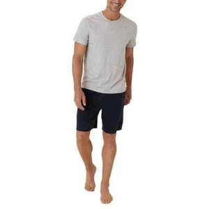 Eddie Bauer 2-piece Lounge Set Short Slv and Shorts Navy/Gray Men's Sz L-XL NWT - Picture 1 of 4