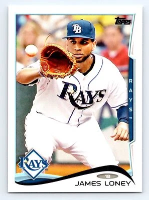 2014 Topps #328 James Loney Tampa Bay Rays - Image 1 of 2