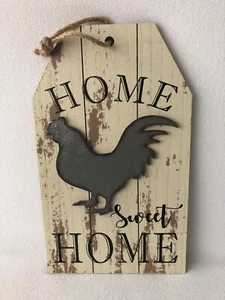 Home Sweet Home Rooster Sign Country Farmhouse Decor - Picture 1 of 6