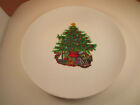 Vintage Unmarked Christmas Tree Presents Gifts Decorative Plate