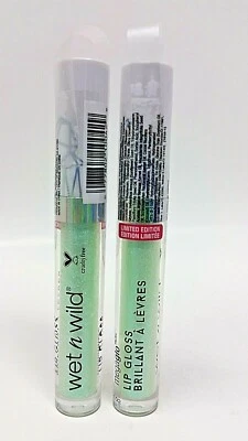 ( LOT 2 ) Wet n Wild Megaglo Lip Gloss Limited Edition 1110042 JADE NEW SEALED - Image 1 of 4