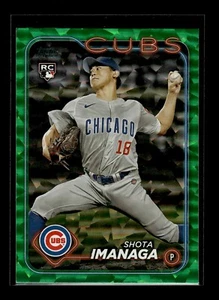2024 Topps Serie 2 GREEN FOIL SER 499 #442 Shota Imanaga (NM+) (BAS) - Foto 1 di 2