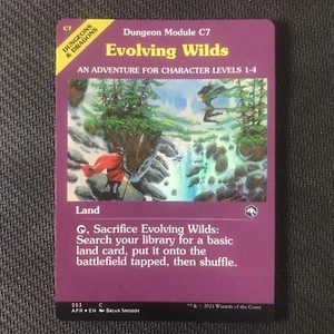 MTG Evolving Wilds Dungeon Module Showcase FOIL AFR 353 NM/M Pack Fresh - Picture 1 of 2
