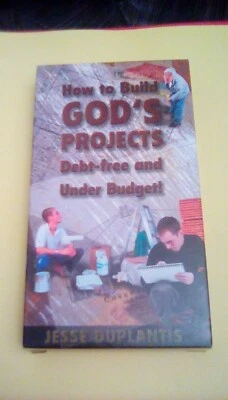How To Build God's Projects Debt-Free and Under Budget! Jesse Duplantis VHS God - Image 1 of 2