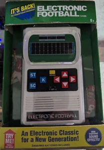 Electronic Football Game Handheld 2016 Retro 70's Looks New Sealed - Picture 1 of 4