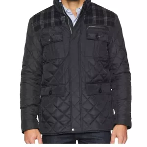 Cole Haan Mens Quilted Black Essential Jacket - Size XL - Picture 1 of 9