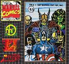 1987 Marvel Comic Images Marvel's Magic Moments Sticker - #53 Avengers