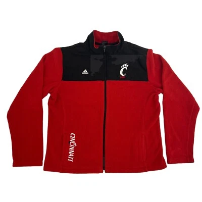 Chaqueta Cincinnati Bearcats para mujer XL roja Adidas cremallera completa polar Foto 1 de 4