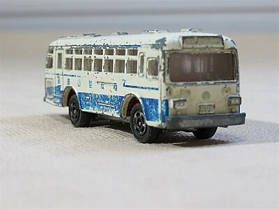 TOMICA Mitsubishi FUSO bus TOMY Minicar white & blue Japan No 79 vintage car JP - Image 1 of 4
