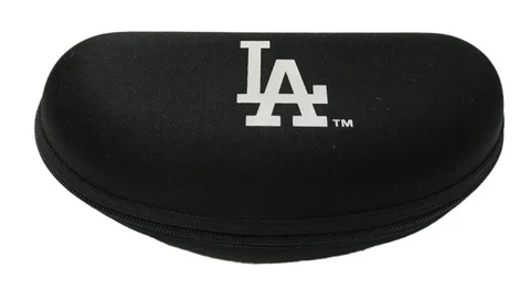 MLB Baseball LA DODGERS Semi Hard Zippered Sunglasses/Eyeglass Case Glasses Inch Cover