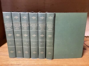 C. 1900 Green’s History Of The English People - 6 Vols. - Illustrated - Picture 1 of 12