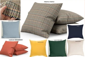 Sunbrella Outdoor Pillows with zippers, PRINCIPLE TROPICS - Picture 1 of 8
