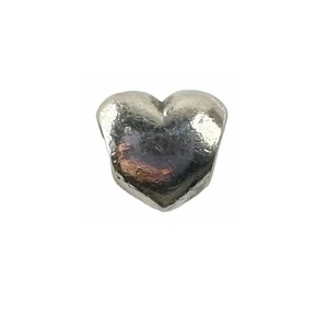 Pandora Silver Puffed Heart Authentic (RETIRED) Charm #2 - Picture 1 of 3