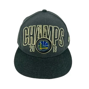 Gorra Golden State Warriors New Era 2018 Champs 9Fifty Snapback gris dorada - Imagen 1 de 5